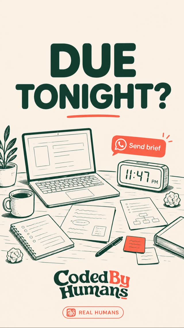 Due tonight and still staring at the brief? Send it over.
